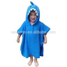 Softest Quick Dry Hooded Kids Shark Towel for Toddler,100% Natural Cotton Gently Snuggles Kids Dry,Get the Baby Shower Gift Moms